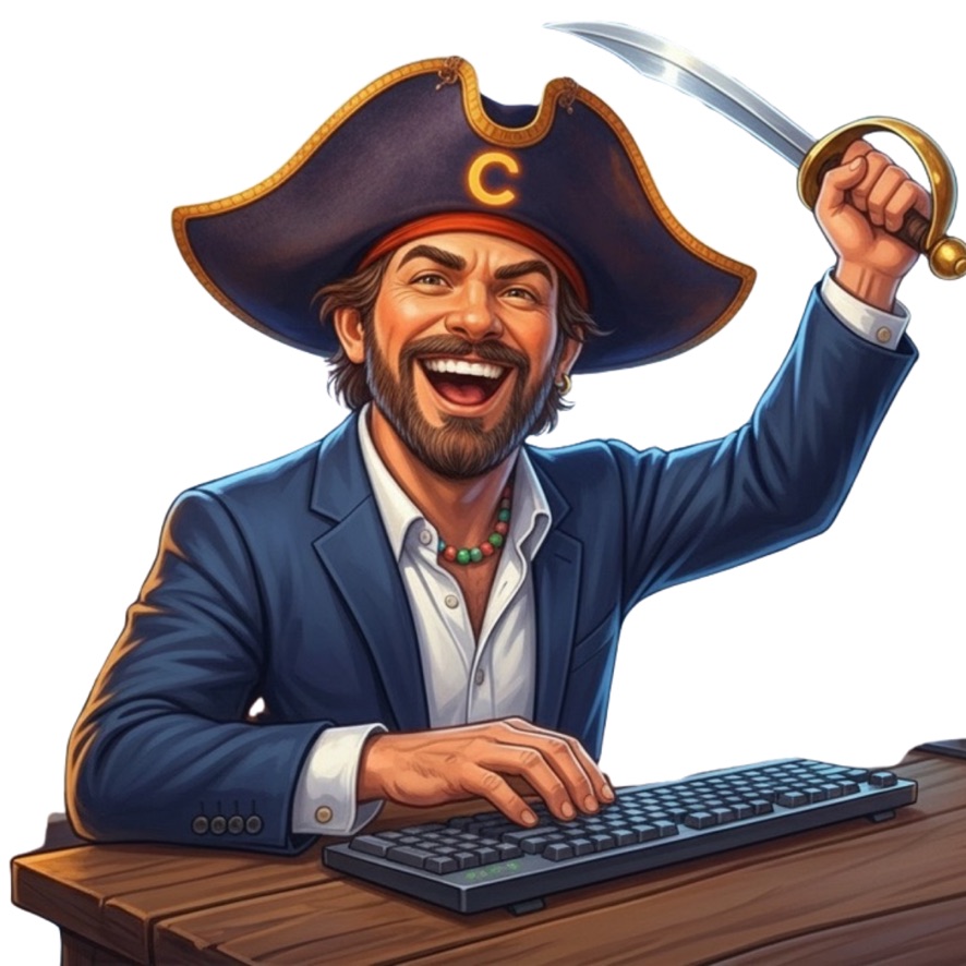 Captain Claude — Claude Code Pirates mascot